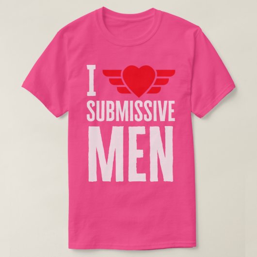 T-shirt J'Coeur Hommes Soumissifs (Design devant)