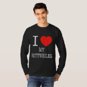 T-shirt J'Coeur Mon Rottweiler (Devant entier)