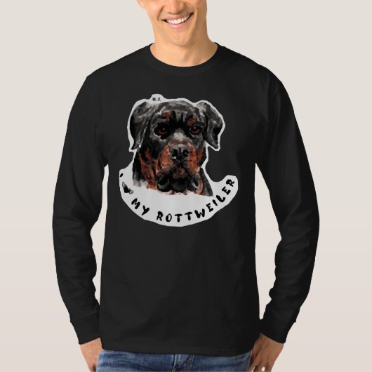 T-shirt J'Coeur Mon Rottweiler 48 (Devant)