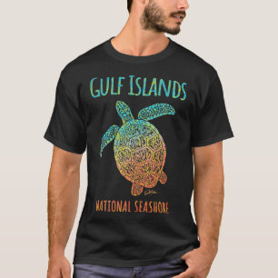 T-shirt JCombs Gulf Islands National Seashore, Tortue de m