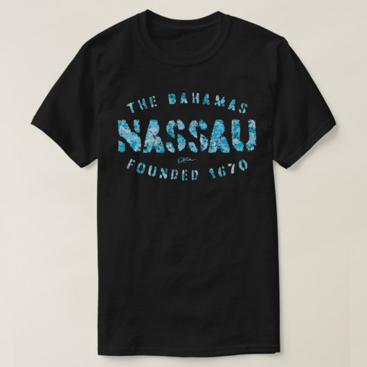 T-shirt JCombs Nassau, Bahamas (Design devant)