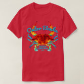 T-shirt JCombs Outer Banks NC Blue Crab (Design devant)