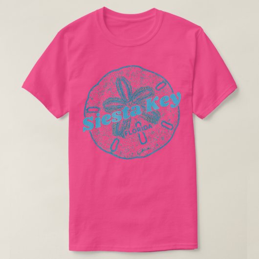 T-shirt JCombs Siesta Key Florida Sand Dollar  (Design devant)