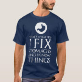 T-shirt J'Corrige Stomachs Funny Gastroentologiste T Cadea (Devant)