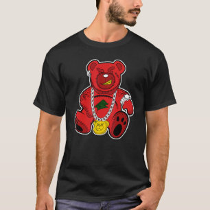 T-shirt JD 4 Red Thunder Rich Bear Red Thunder 4s appariés
