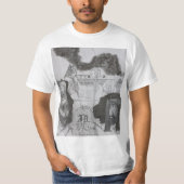 T-shirt JD montrant JWU un dap (Devant)