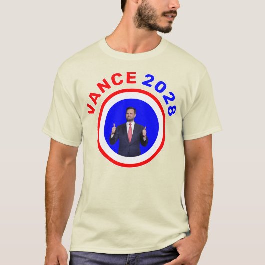 T-SHIRT JD VANCE 2028 (Devant)