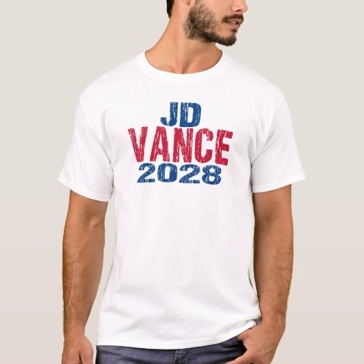 T-shirt JD Vance 2028 (déconseillé) (Devant)