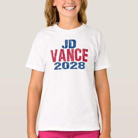 T-shirt JD Vance 2028 (désapprouvé) (Devant)