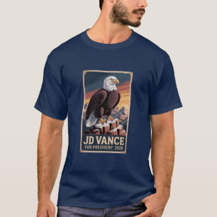 T-shirt JD Vance 2028 Tee conservateur America First