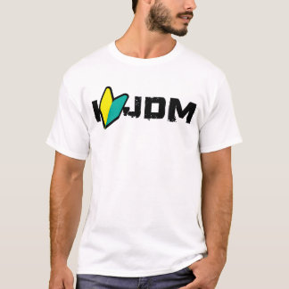 T-shirt jdm du coeur i