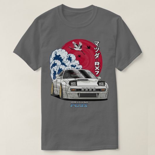 T-shirt JDM Mazda RX7 Turbo2 3S (Design devant)