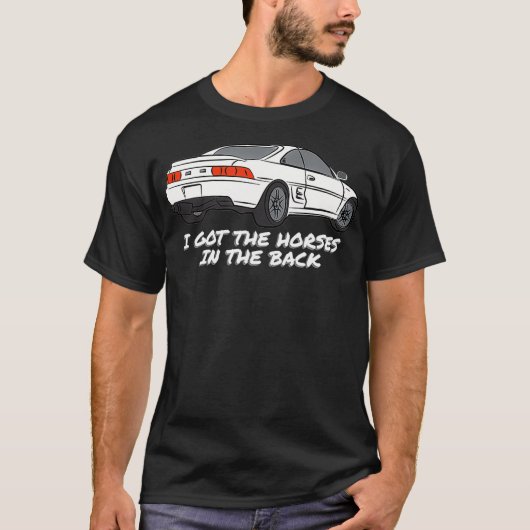 T-shirt JDM MR2 SW20 J'Ai Les Chevaux Dans Le Dos (Devant)