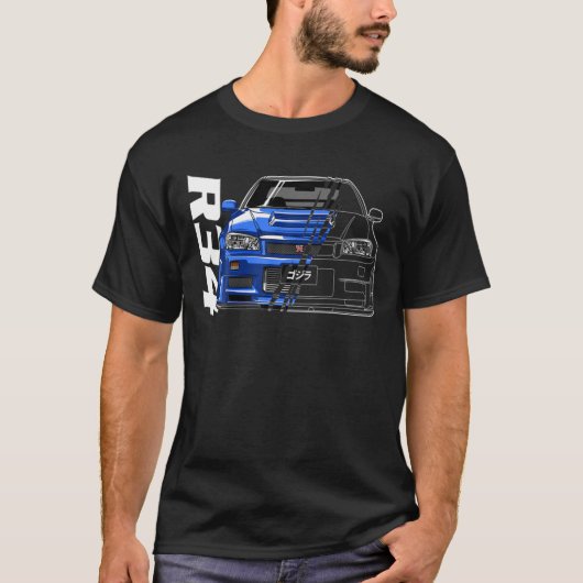 T-shirt JDM Skyline R34 (Devant)