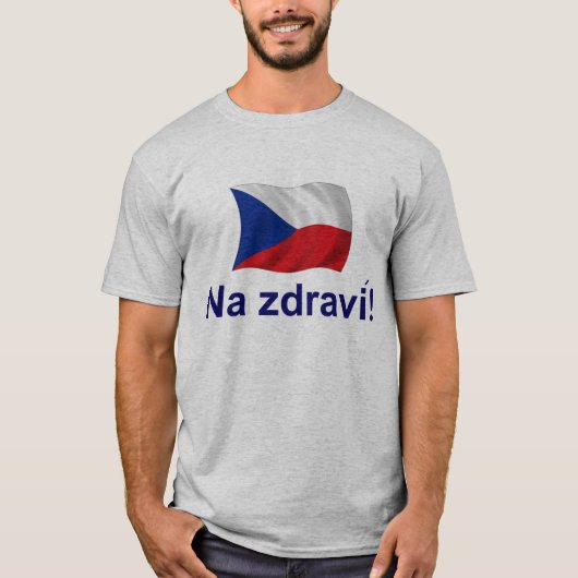 T-shirt Jdravi tchèque de Na ! (Devant)
