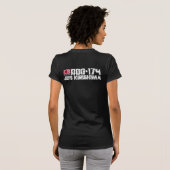 T-shirt JDS Kirishima (DDG-174) (Dos entier)