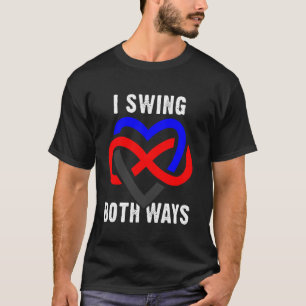 T-shirt Je balance dans les deux sens Polyamour Cœur infin