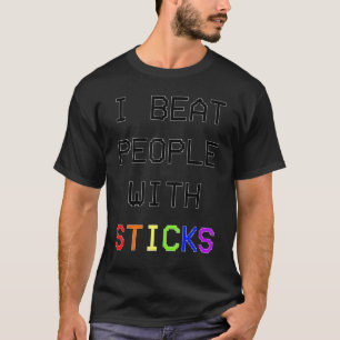T-shirt Je Battre Les Gens Avec Bâtons Lgbtq Gay pride Gam