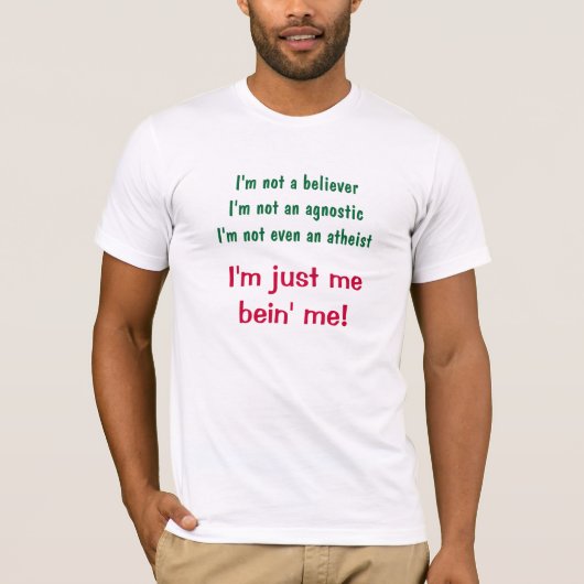 T-shirt Je bein je ! (Devant)