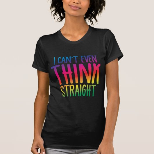 T-shirt je biseaute pense même directement (Devant)