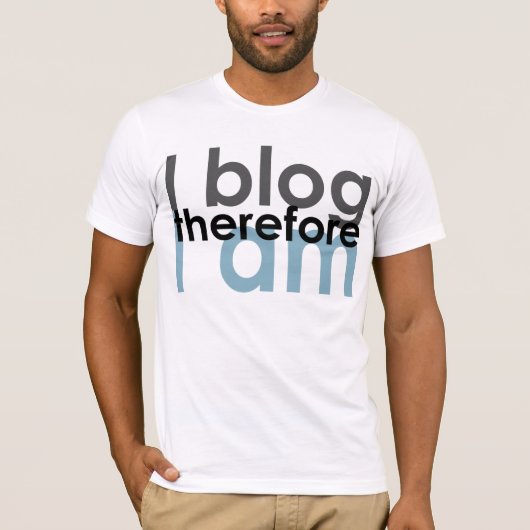 T-shirt Je blogue là je suis (Devant)