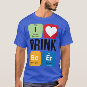 T-shirt Je Bois De La Bière Périodiquement Cool Citations