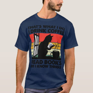T-shirt Je Bois Du Café Je Lis Des Livres Et Je