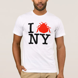T-shirt Je branche New York sur table d'écoute