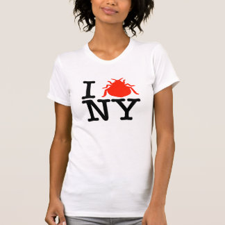 T-shirt Je branche New York sur table d'écoute