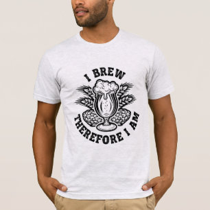 T-shirt Je brasse donc je suis