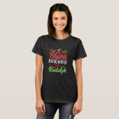 T-shirt Je Brille Plus Brighton Que Rudolph (Devant entier)