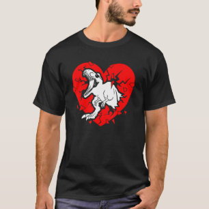 T-shirt Je brise les coeurs T Rex Dinosaur Saint Valentin 