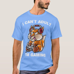T-shirt Je Cant Adulte Im Jeu Nerd Joueur Nerd Pour Geek