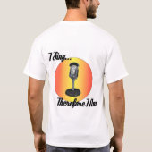 T-shirt Je chante… (Dos)