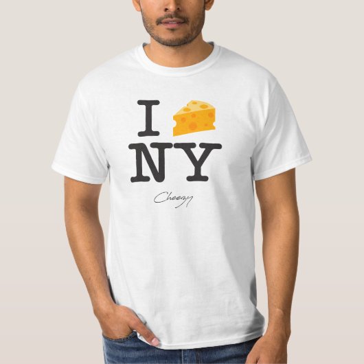 T-shirt Je Cheeze NY (Devant)