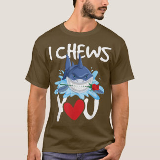 T-shirt Je Chews YouShark Lovers Wildlife Marine Biologist