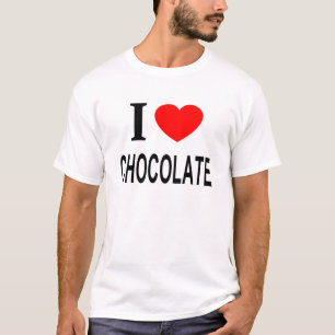 T-shirt Je ❤️ CHOCOLAT J'AIME CHOCOLAT J'AIME CHOCOLAT