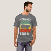 T-shirt Je choisis Bobcat (Devant entier)