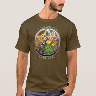 T-shirt Je choisis Cthulhu : Orange