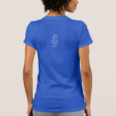 T-shirt Je choisis d'être pièce en t heureuse (Dos)