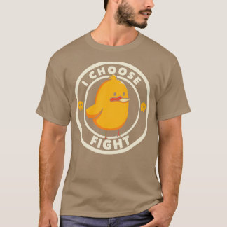 T-shirt Je choisis Fight Funny Bird par Tobe Fonseca