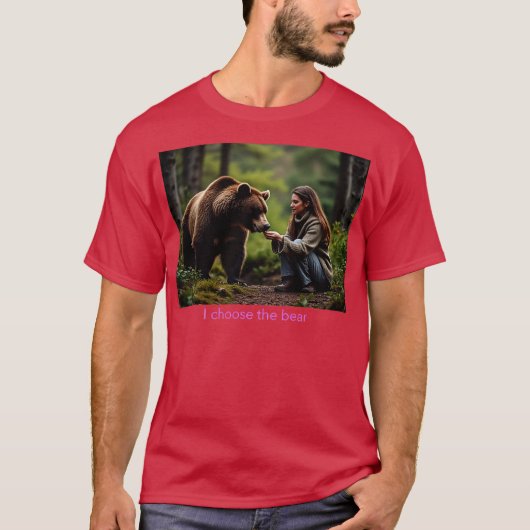 T-shirt Je choisis l'ours (Devant)