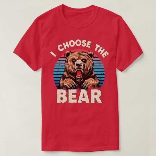 T-shirt je choisis l'ours 2 (Design devant)
