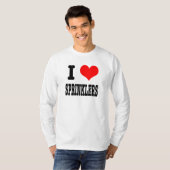 T-shirt JE COEUR (AMOUR) arroseurs (Devant entier)