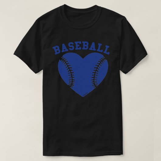 T-SHIRT JE COEUR BASEBALL (Design devant)