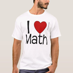 T-shirt Je Coeur Chemise Math