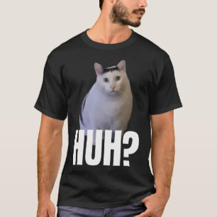 T-shirt Je Coeur J'Aime Funny Huh Chat Mème