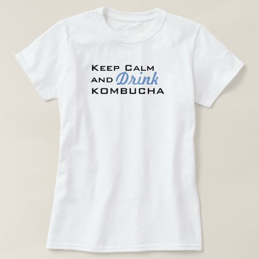 T-shirt Je coeur Kombucha (Design devant)