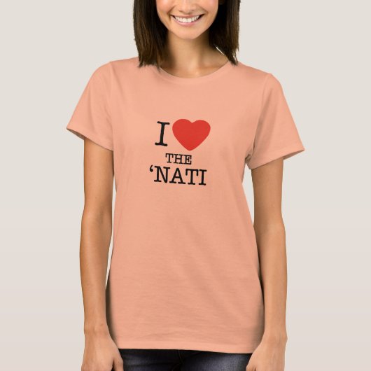 T-shirt Je Coeur La Nati (Devant)