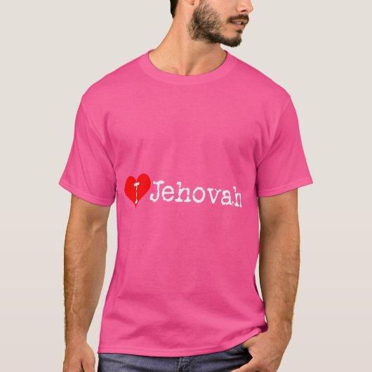 T-shirt Je Coeur l'Éternel (Devant)